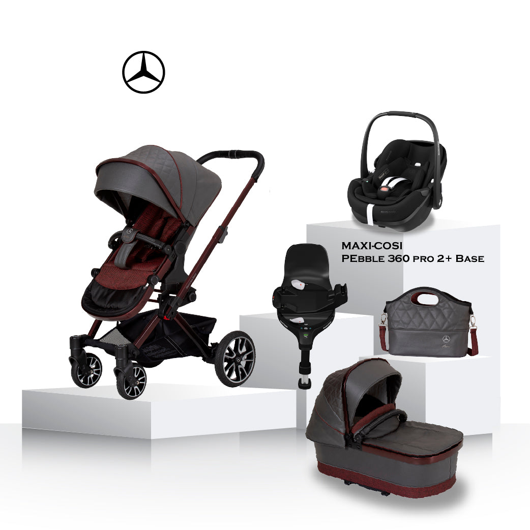 Mercedes Benz Avantgarde GTX Travel System - Tourmaline - Car Seat Bundle