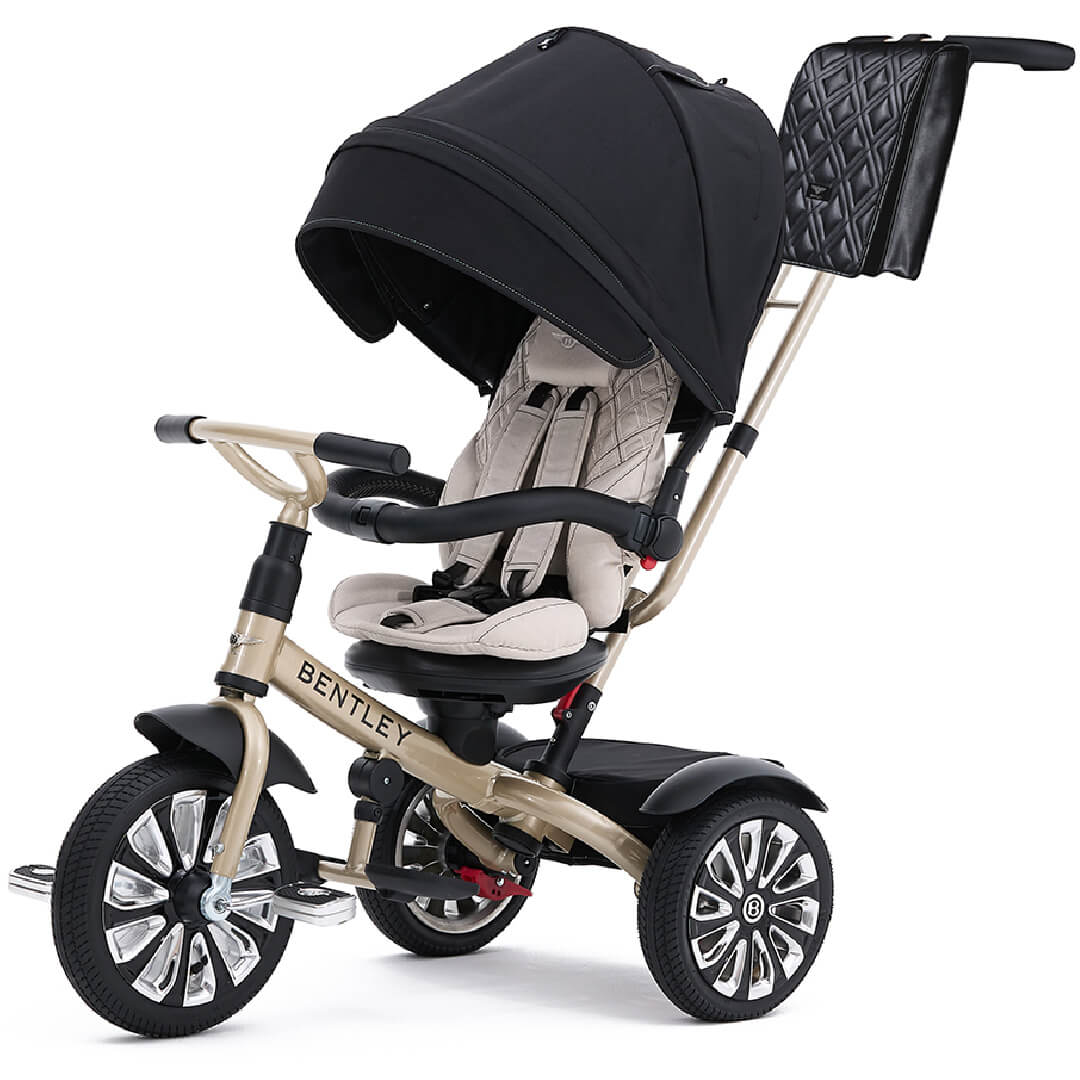 Bentley Mulliner Inspired 6-in-1 Stroller Trike | White Sand