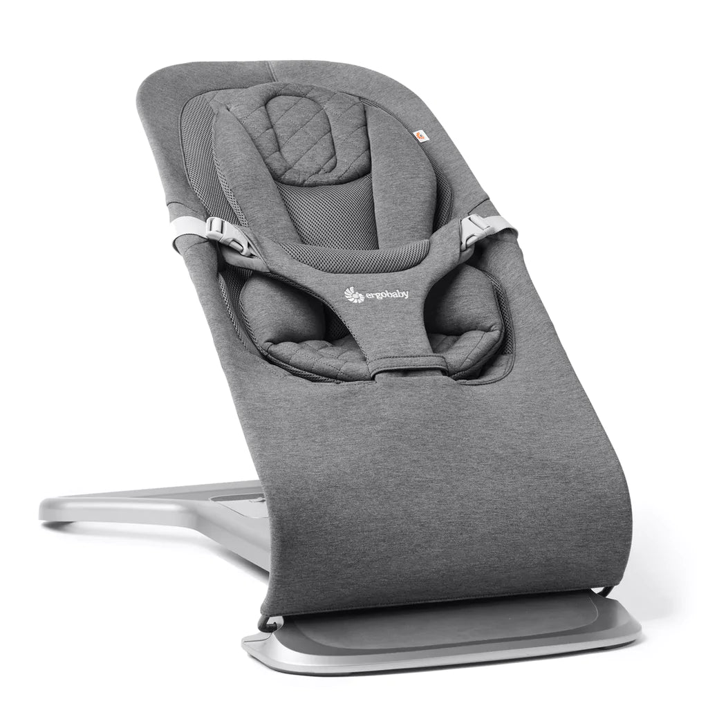 Ergobaby 3-in-1 Evolve Bouncer | Newborn to Toddler | Charcoal Grey