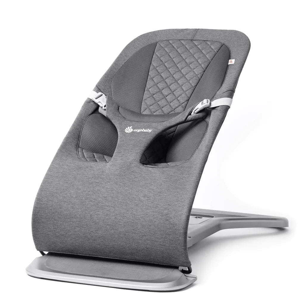 Ergobaby 3-in-1 Evolve Bouncer | Newborn to Toddler | Charcoal Grey