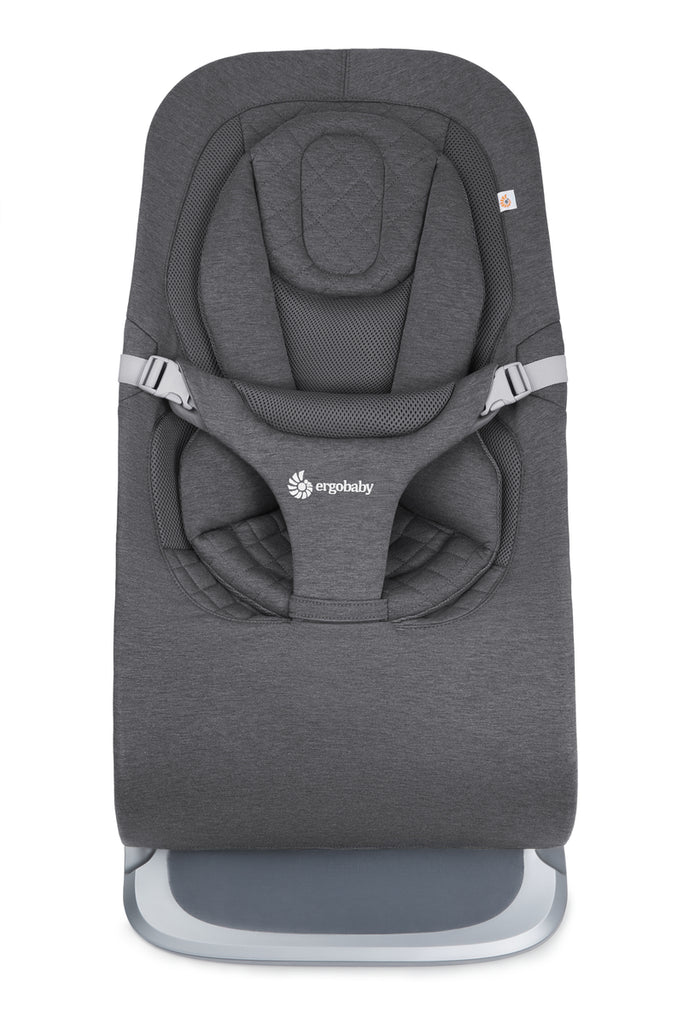 Ergobaby 3-in-1 Evolve Bouncer | Newborn to Toddler | Charcoal Grey