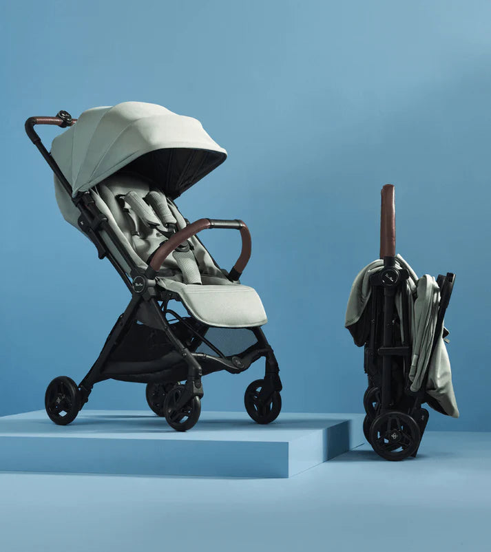 Silver Cross Jet 5 (Newborn Cabin Approved Stroller) - Sage Green