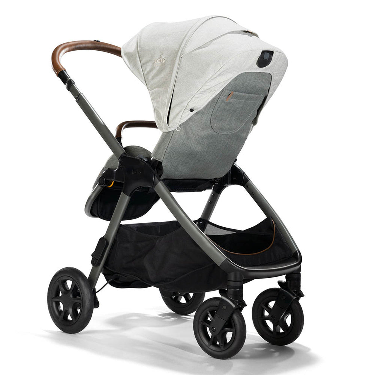Joie Signature Finiti Travel System – Oyster (Stroller + i-Level Car Seat + ISOFIX Base)