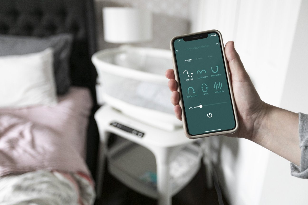 4moms mamaRoo Sleep Bassinet | 5 Motion Settings | App Controlled