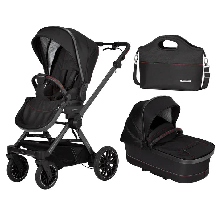 Mercedes AMG GT² Travel System - Charcoal Black - Car Seat Bundle