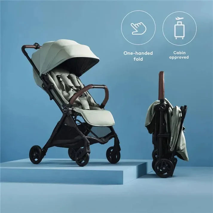 Silver Cross Jet 5 (Newborn Cabin Approved Stroller) - Sage Green