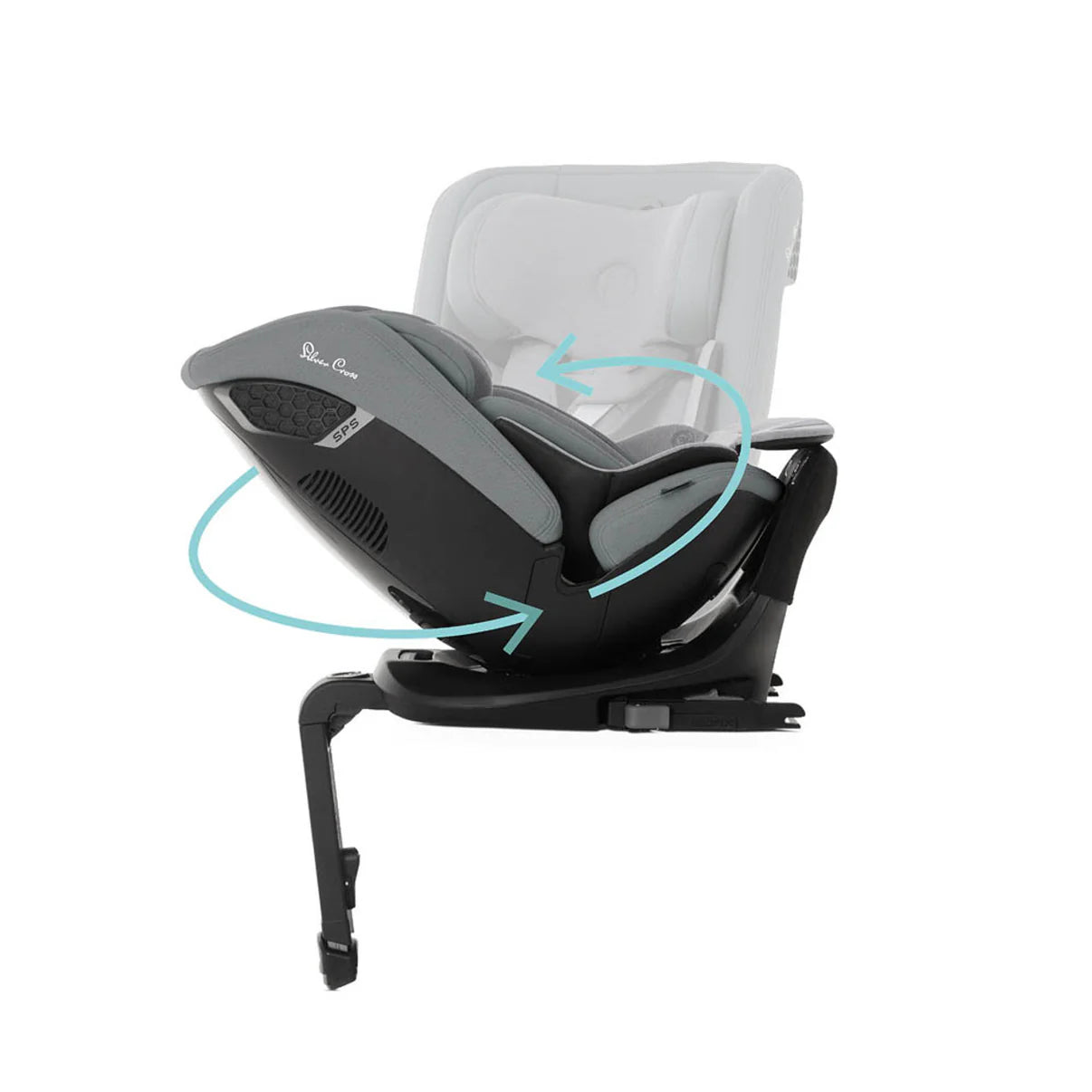 Silver Cross Motion 2 All Size Car Seat (360 Rotation) - Glacier